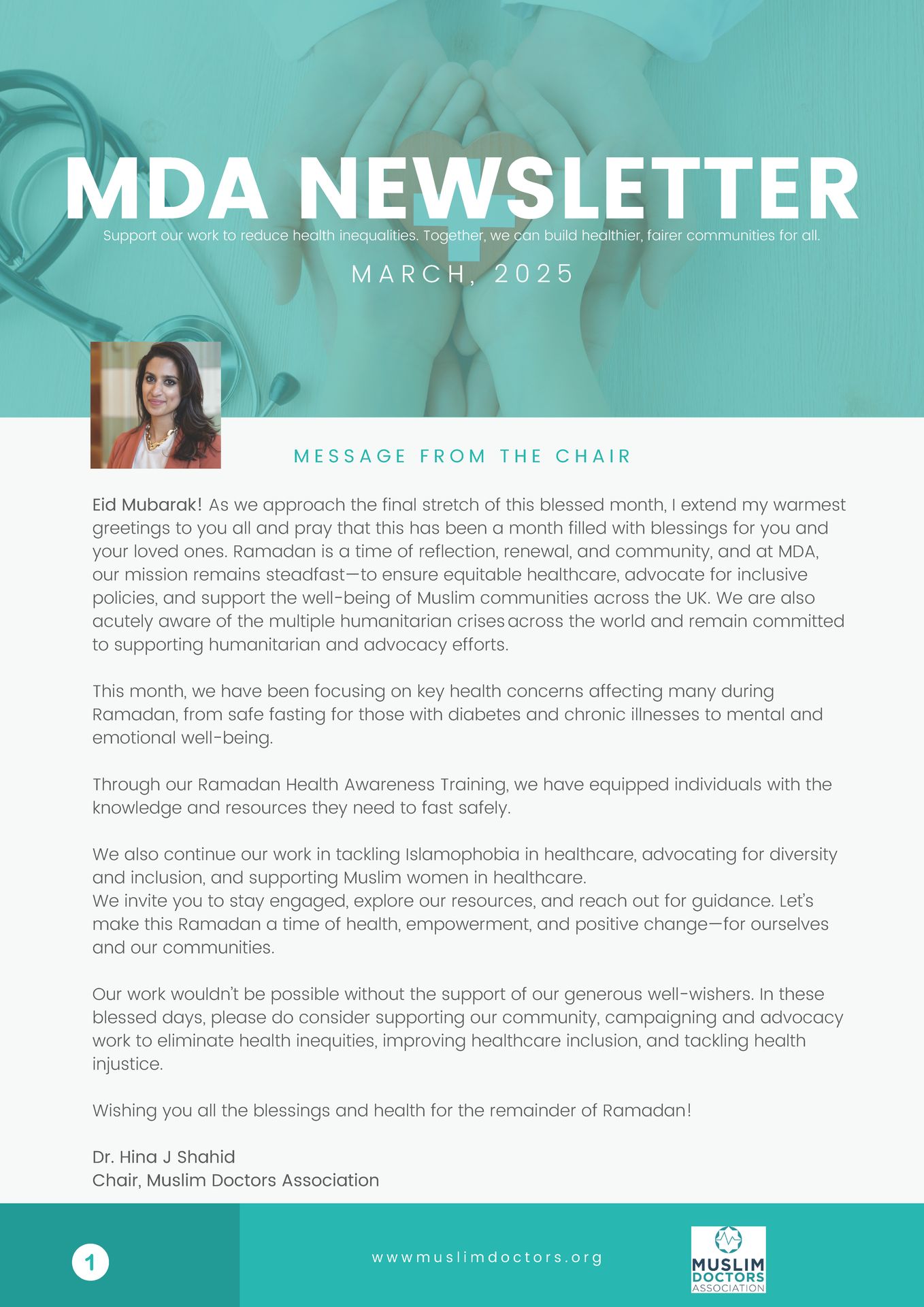 Preview of MDA Newsletter - March 2025